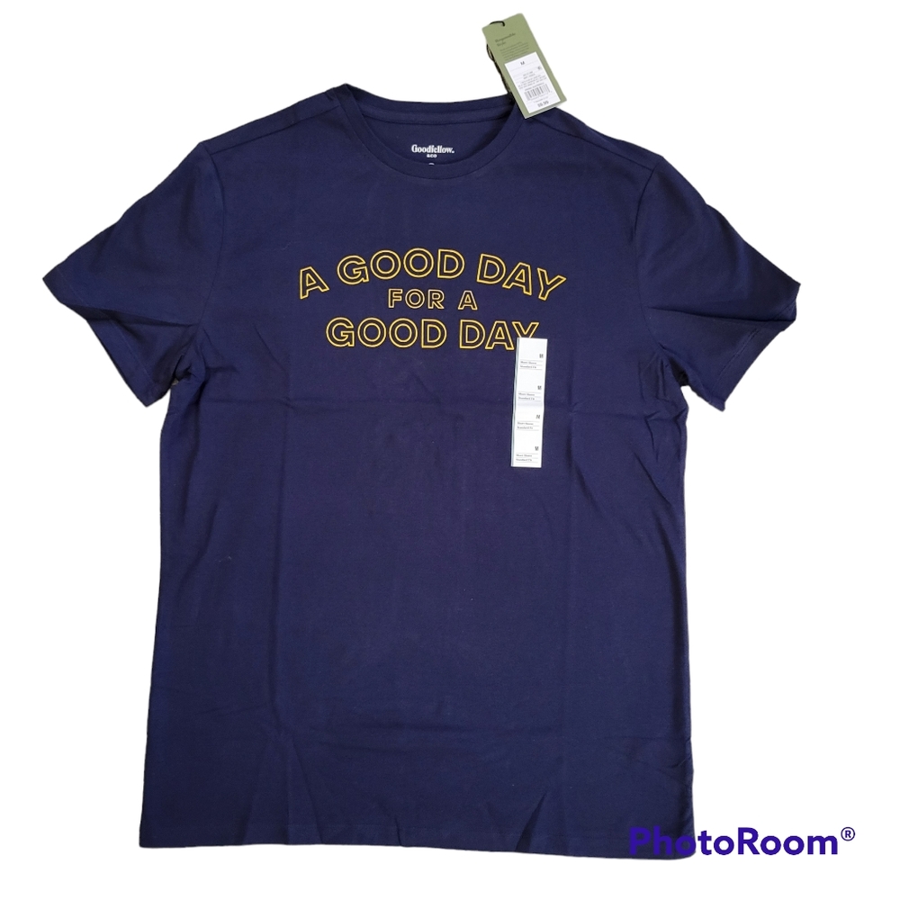 🟢Free With Purchase 🆕️Goodfellow & Co. Mens' Blue Short Sleeve Tee
